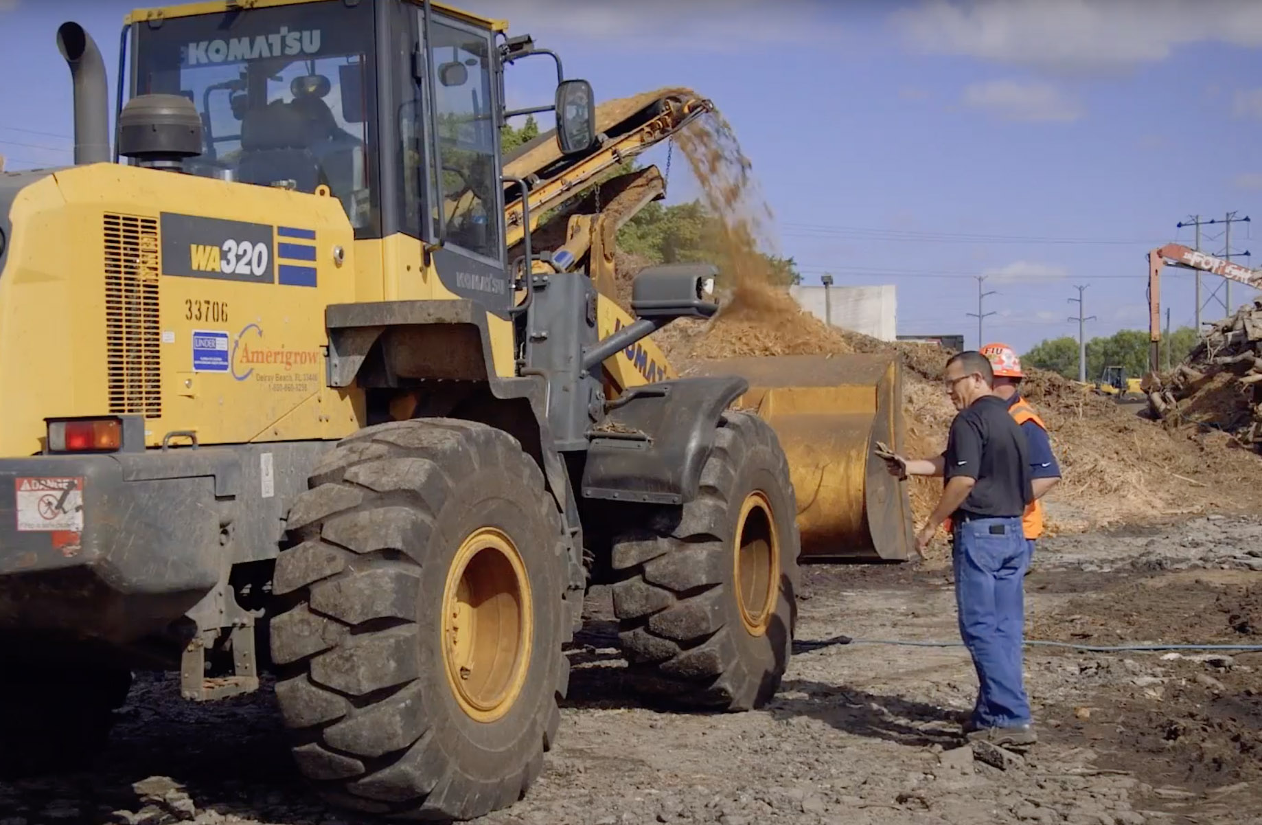 Titan OTR bias tires in action