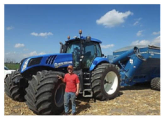 Stallings and LSW equipped New Holland tractor